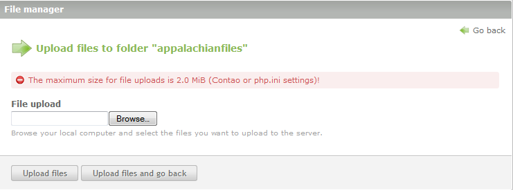 Ini_Set For File Upload In Php