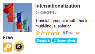 internationalization add-on for concrete5