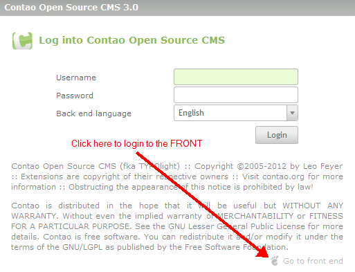 backend-login-to-front