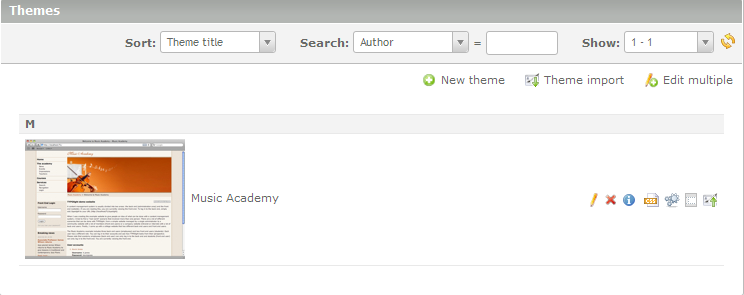 List View sorted with first letter of title