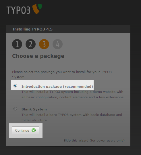 typo3-intro-package