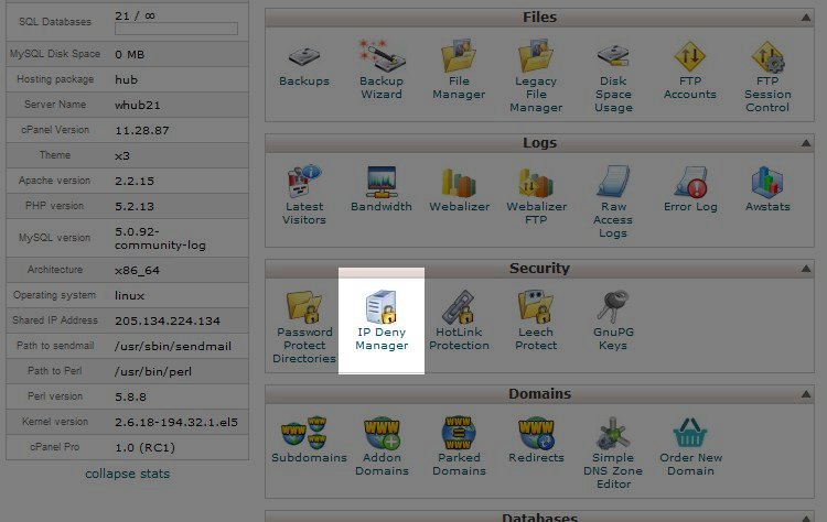 How to block an ip address from visiting my website How Do I Block An Ip From Accessing My Website Web Hosting Hub