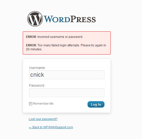 Limit Login Attempts To Your WordPress Site Web Hosting Hub