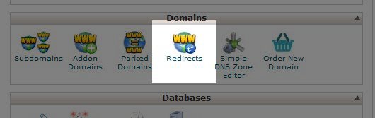 cpanel-redirects