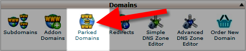 access parked domains