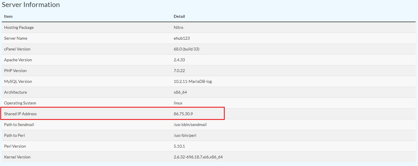 How to Find Your Shared IP Address in cPanel | Web Hosting Hub