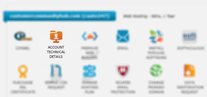 Account Technical Details icon