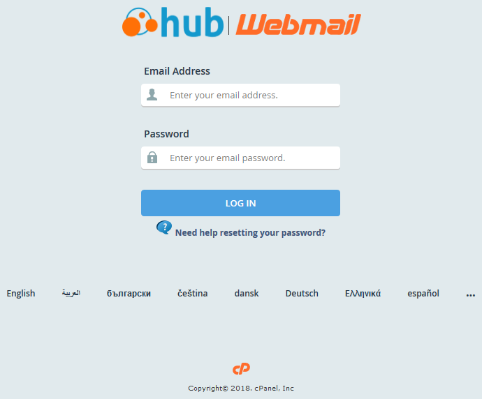 Webmail login