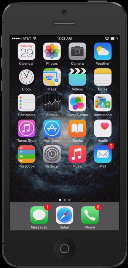 iphone6 start screen