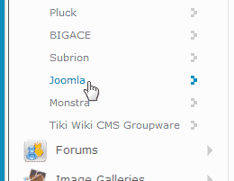 Select Joomla Joomla 3.1