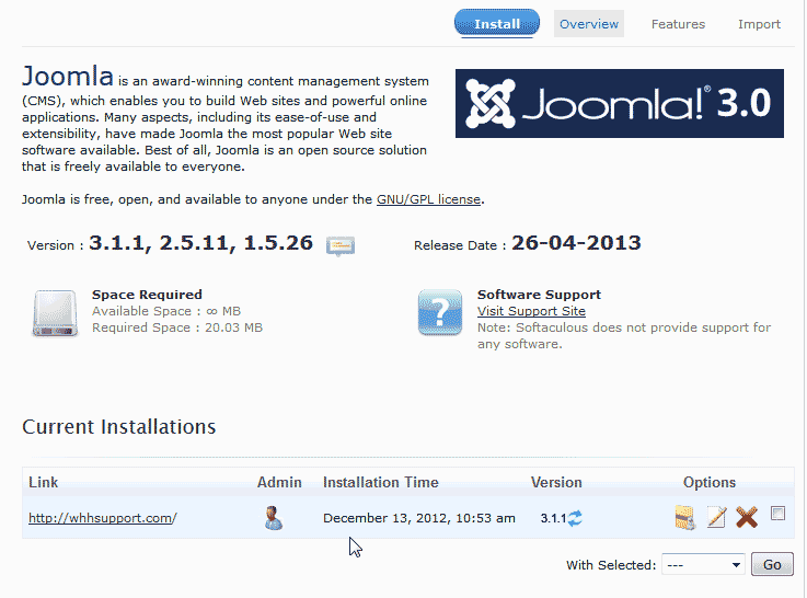 Final list Joomla 3.1