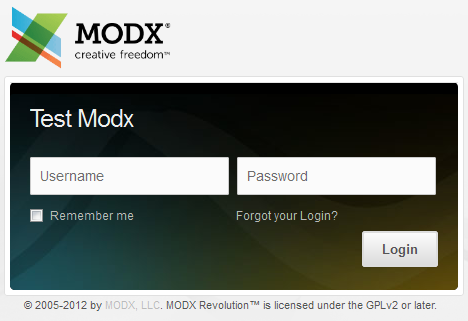 modx-login-screen