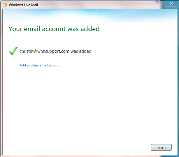 windows-live-mail-account-added